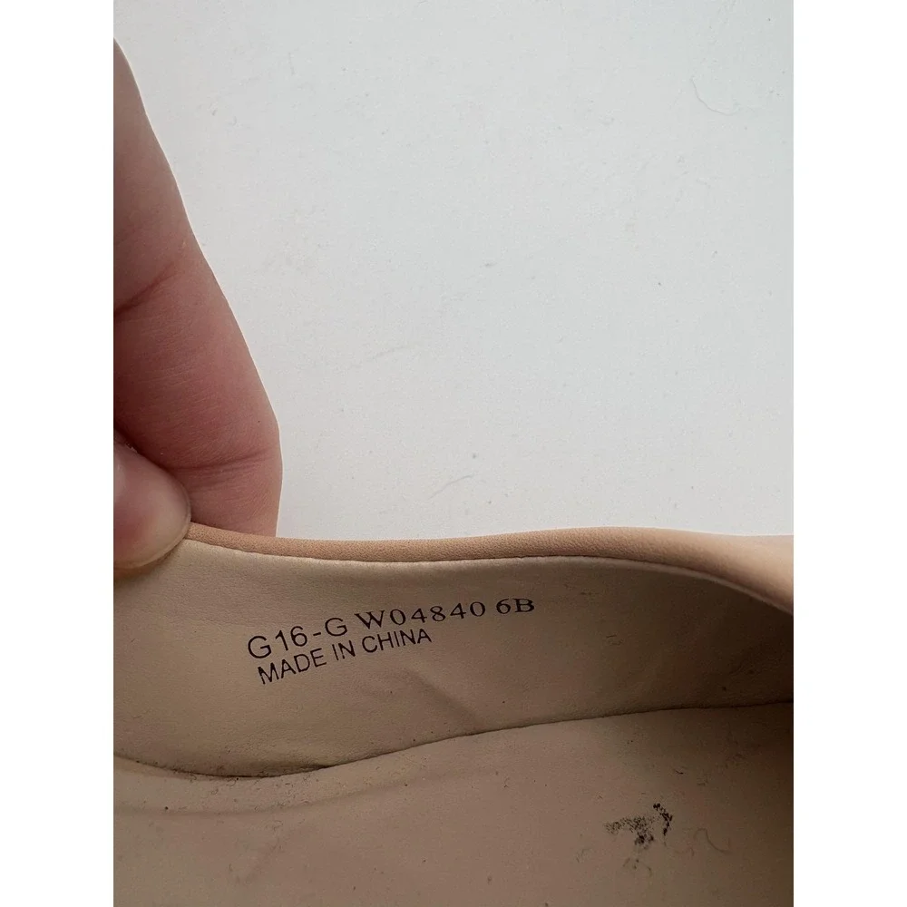 Cole Haan Shoes Womens Size 6 Beige Leather Pointed Toe‎ Dress Pumps Grand.OS